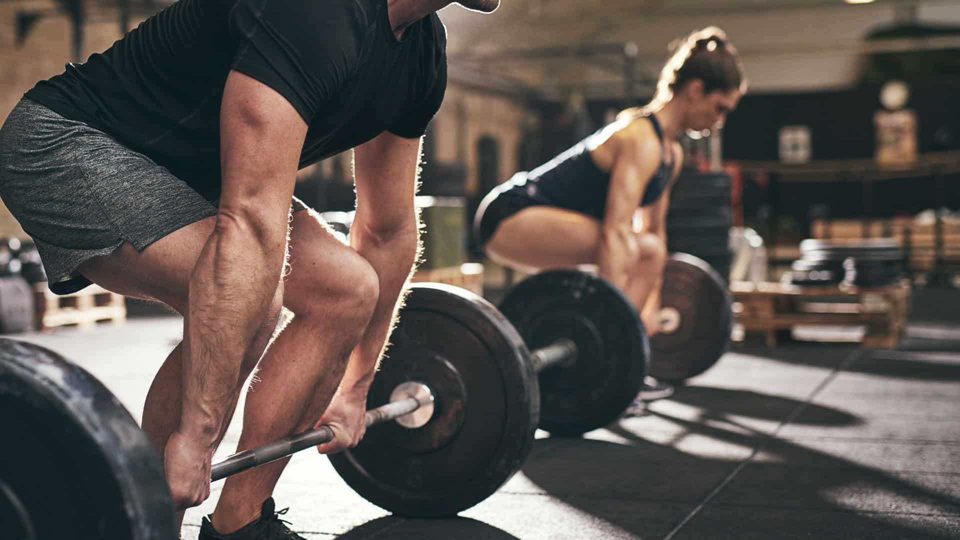 Gym flooring when using heavy weights.