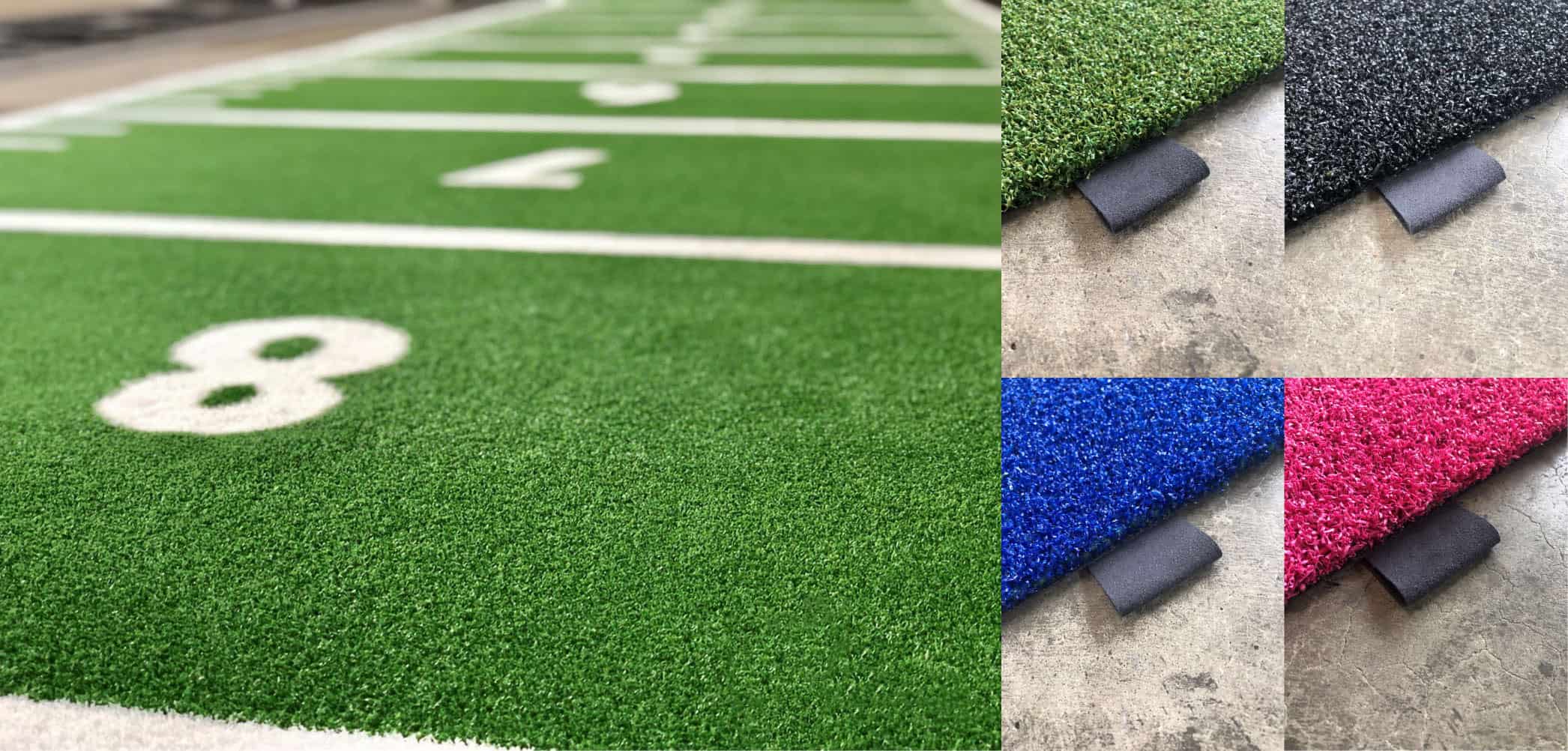 Gym turf speed track and colour options